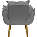 Ver imagem 7 de Poltrona Decorativa Reforçada para Sala Alice para Recepção Manicure Escritório Suede