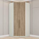 Ver imagem 1 de Guarda Roupa Canto Closet Modulado 2 Portas 3 Gavetas Led Predileto