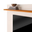 Ver imagem 6 de Painel para Quarto de até 55 Polegadas Brasil 136 - Via Nossa:off White/cedro