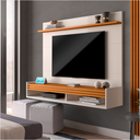 Ver imagem 4 de Painel para Quarto de até 55 Polegadas Brasil 136 - Via Nossa:off White/cedro
