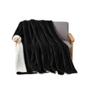 Ver imagem 4 de Coberdrom Sherpa Cobertor Queen Dupla Face Casal Preto Casen