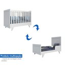 Ver imagem 7 de Quarto de Bebê Completo com Berço e Guarda Roupa 100% MDF Jolie Retrô