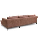 Ver imagem 6 de Sofá 4 Lugares com Chaise para Sala Living 300cm Pés Industrial Liê D06 Bouclê Rosa - Lyam Decor