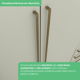 Guarda Roupa Canto Closet Modulado 2 Portas 3 Gavetas com Espelho Predileto - 10 Guarda Roupa Canto Closet Modulado 2 Portas 3 Gavetas com Espelho Predileto - 10