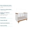 Quarto de Bebê Completo com Berço e Guarda Roupa 100% MDF Jolie Retrô - 14
