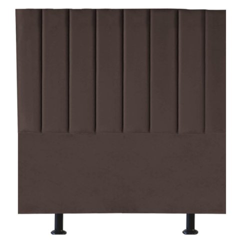 Cabeceira Cama Box Casal Estofada Carla 140 Cm Linho:marrom