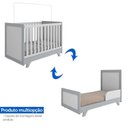 Ver imagem 6 de Quarto de Bebê Completo com Berço e Guarda Roupa 100% MDF Jolie Retrô