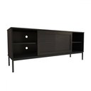 Ver imagem 4 de Rack para Tv até 55 Polegadas Heron 1 Porta Preto - Panorama Móveis