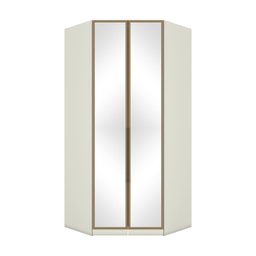 Guarda Roupa Canto Closet Modulado 2 Portas 3 Gavetas com Espelho Predileto - 2