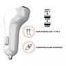 Carregador Veicular Cinzeiro Usb Type C 3.0 Turbo 38w Kd-304 - 4