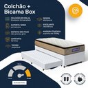 Ver imagem 5 de Cama Box com Colchão Gazin de Molas Ensacadas Pillow Top Air Pro + Auxiliar de Espuma Solteiro 88cm