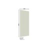 Multiuso de Cozinha Painel Fechamento Acabamento 100x240x2,5cm Branco - Henn - 2