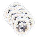 Ver imagem 1 de Kit Sousplat Natal Presépio Iv Nsw 8 Peças com Base