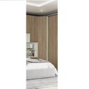 Ver imagem 5 de Guarda Roupa Canto Oblíquo Modulado 1 Porta Predileto Marrom/Areia HP/Jequitiba