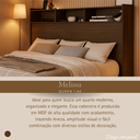 Ver imagem 6 de Cabeceira Melissa Castanho para Box Queen 160cm de Mdf com Nichos e Prateleiras