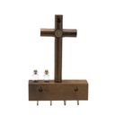 Ver imagem 6 de Porta Chaves Crucifixo Medalha de São Bento Parede Oração do Lar