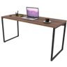 Mesa para Escritório Estilo Industrial 150 Cm Nogal - 1