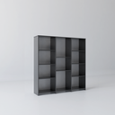 Ver imagem 4 de Estante para Livros Baixa 11 Prateleiras 137,5cmx136cm London Yescasa