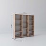 Estante para Livros Baixa 11 Prateleiras 137,5cmx136cm London Yescasa - 3