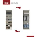 Ver imagem 5 de Guarda Roupa 2 Portas com Cabideiro Predileto Branco/Areia HP