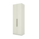 Ver imagem 2 de Guarda Roupa 2 Portas com Cabideiro Predileto Branco/Areia HP