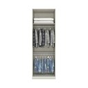 Ver imagem 6 de Guarda Roupa 2 Portas com Cabideiro Predileto Branco/Areia HP