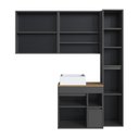 Ver imagem 7 de Conjunto para Banheiro Modulado 148cm com 4 Peças Gabinete Suspenso com Cuba Bangladesh
