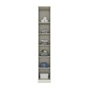 Ver imagem 3 de Guarda Roupa 1 Porta e 6 Prateleiras Seletto Branco/Areia HP