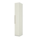 Ver imagem 2 de Guarda Roupa 1 Porta e 6 Prateleiras Seletto Branco/Areia HP