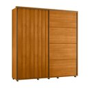 Ver imagem 4 de Guarda Roupa Monet 2 Portas de Correr 4 Gavetas Cinamomo Madetec