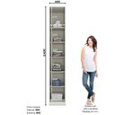 Ver imagem 4 de Guarda Roupa 1 Porta com 6 Prateleiras  