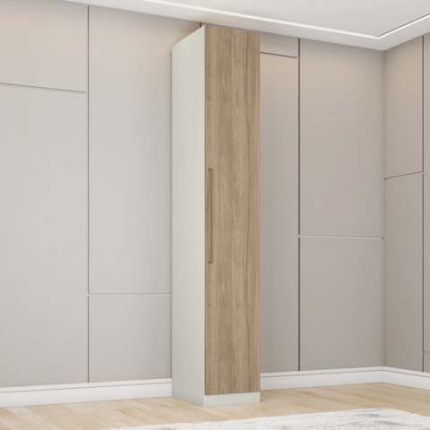 Guarda Roupa 1 Porta com 6 Prateleiras