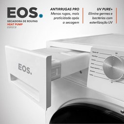 Secadora de Roupas Eos Heat Pump 12kg Esr12cb 220v - 3