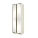 Ver imagem 2 de Guarda Roupa 2 Portas com Cabideiro e Espelho Predileto 