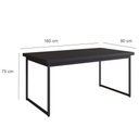 Ver imagem 2 de Mesa Oxford 160 X 90cm Preto