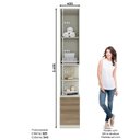 Ver imagem 5 de Mesa de Cabeceira 1 Porta e 3 Gavetas Seletto