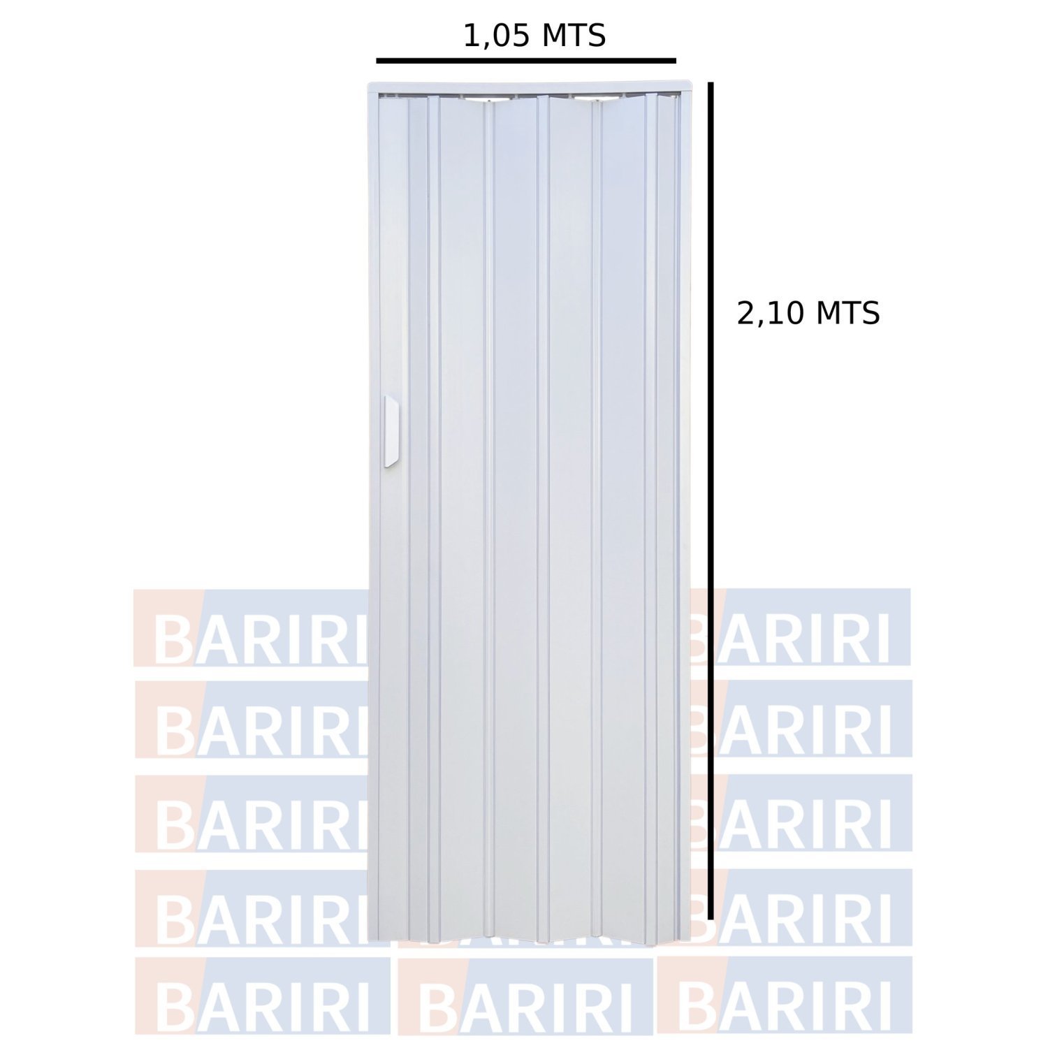 Porta Sanfonada de PVC 210x105cm Bariri - 4