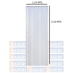 Porta Sanfonada de PVC 210x115cm Bariri - 4