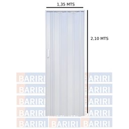 Porta Sanfonada de PVC 210x135cm Bariri - 4