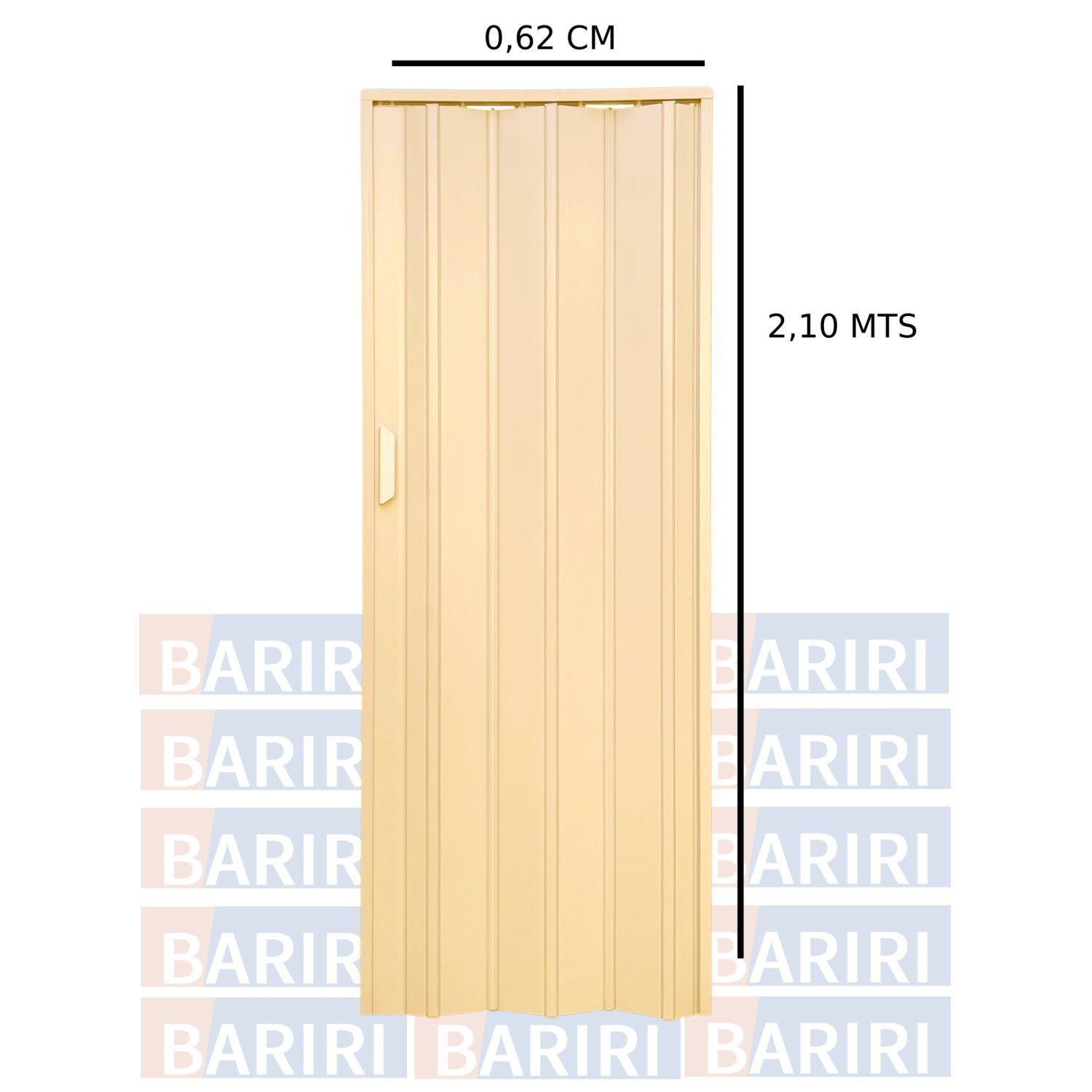 Porta Sanfonada de PVC 210x62cm Bariri - 5