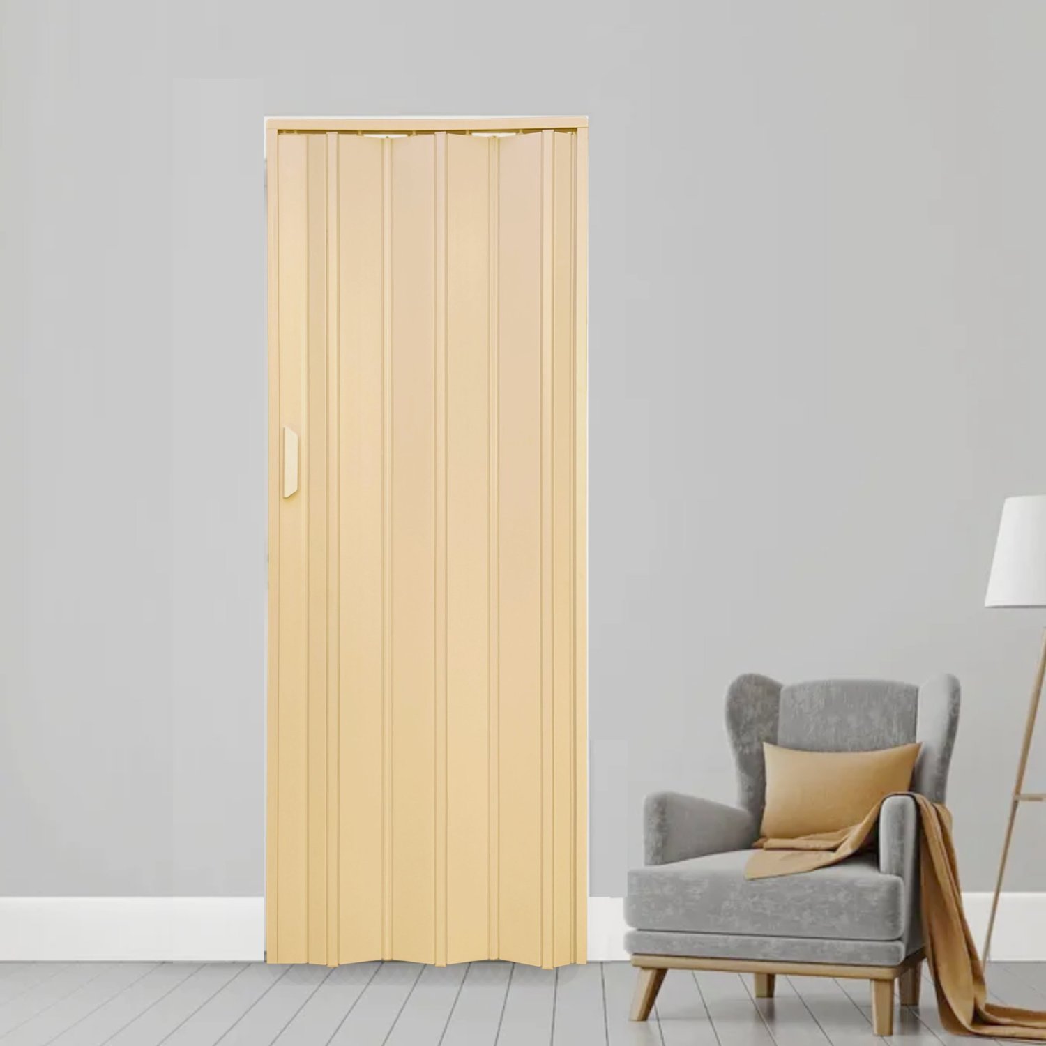 Porta Sanfonada de PVC 210x62cm Bariri - 2