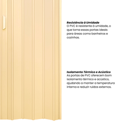 Porta Sanfonada de PVC 210X72cm Bariri - 5