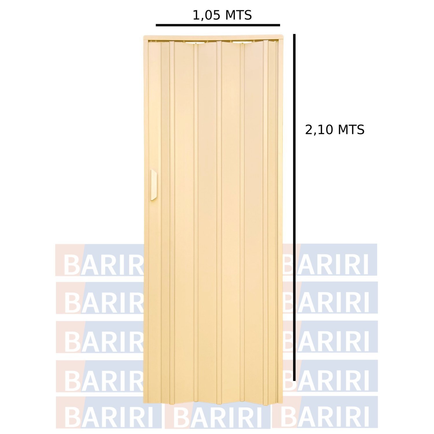 Porta Sanfonada de PVC 210x105cm Bariri - 5