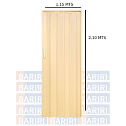 Porta Sanfonada de PVC 210x115cm Bariri - 5
