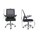 Ver imagem 6 de Cadeira Secretária Giratória Mesh Braço Flexível Best Chair Preta