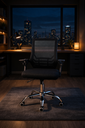 Ver imagem 1 de Cadeira Secretária Giratória Mesh Braço Flexível Best Chair Preta