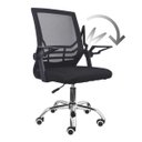 Ver imagem 5 de Cadeira Secretária Giratória Mesh Braço Flexível Best Chair Preta