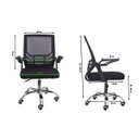 Ver imagem 5 de Cadeira Secretária Giratória Mesh Braço Flexível Best Chair Preta