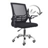 Cadeira Secretária Giratória Mesh Braço Flexível Best Chair Preta - 4
