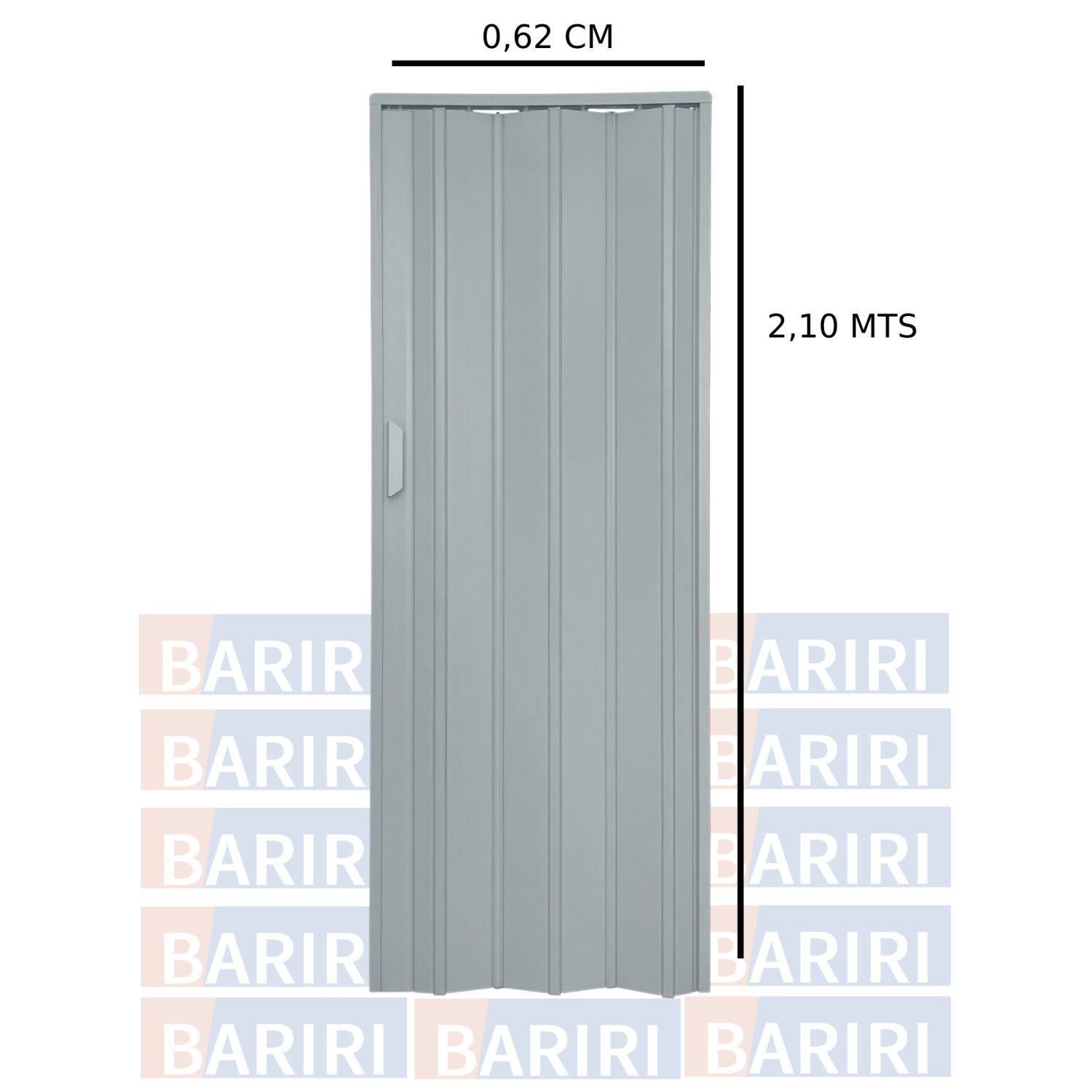 Porta Sanfonada de PVC 210x62cm Bariri - 5